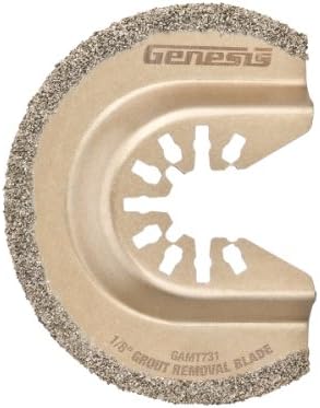 Genesis GAMT731 Evrensel Hızlı Fit 1/8 Harç Temizleme Bıçağı, Siyah