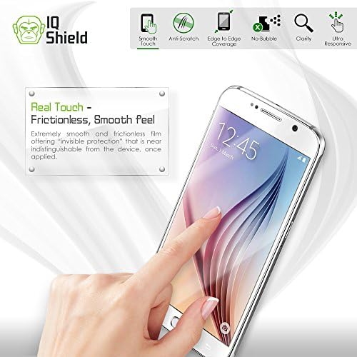 IQ Kalkan Ekran Koruyucu ile Uyumlu Samsung Galaxy Tab E Lite (Çocuk Edition Uyumlu) LiquidSkin Anti-Kabarcık Şeffaf