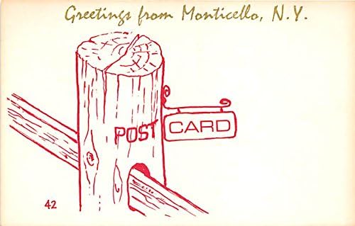 Monticello, New York Kartpostalı