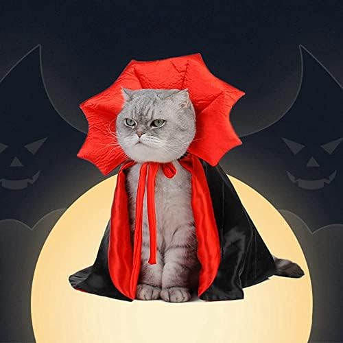 Cadılar bayramı Kostümleri Kediler Köpekler için Kedi Pelerin Vampir Pelerin Pet Kostüm Cadılar Bayramı Kediler Kıyafet
