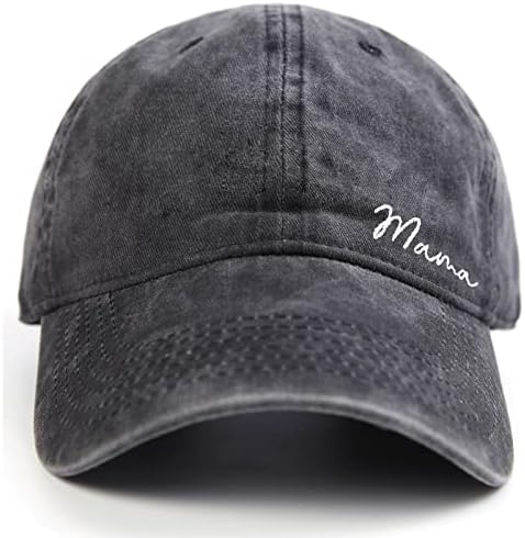 Lichfamy Siyah veya Pembe Mama Şapka Kadınlar için, Eğlenceli Baba Şapka, Serin Anne Şapka, Anne için Hediye Beyzbol