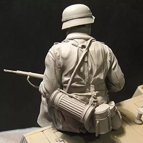 Splindg 1/16 Reçine Karakter model seti İKINCI dünya savaşı Memuru Oturmuş (Dipsiz) Boyasız model seti