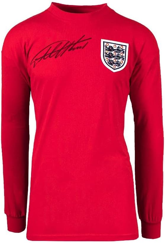 Sör Geoff Hurst İmzalı 1966 İngiltere Gömlek-Skor Beraberlik İmzalı Forma - İmzalı Futbol Formaları