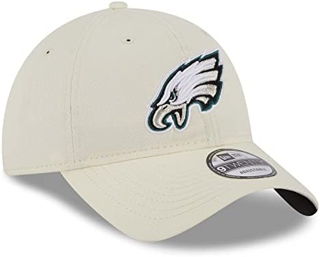 New Era erkek Krem Philadelphia Eagles Çekirdek Klasik 2.0 9 YİRMİ Ayarlanabilir Şapka