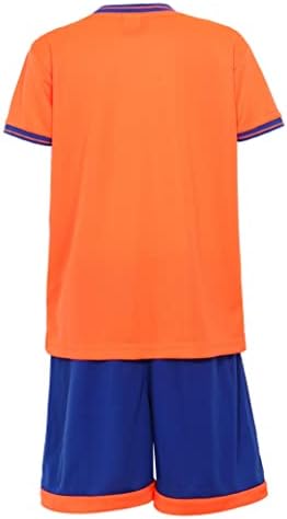 Loodgao Çocuk Erkek Kız 2 Adet Atletik T-Shirt Üstleri şort takımı Basketbol Futbol üniforması Spor Forması Eşofman