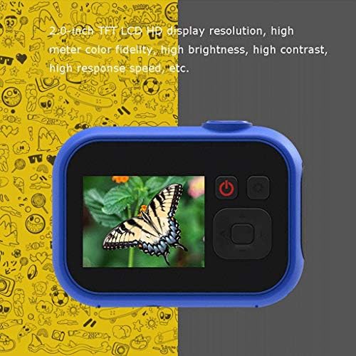 LKYBOA HD dijital kamera-çocuk dijital kameralar için Boy ön arka Çift Lens yumuşak silikon kabuk 8 piksel 2.0 inç