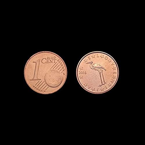 Slovenya 1 Euro Cent Sikke hatıra parası Rastgele Yıl KM68