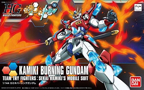 TAMASHİİ MİLLETLER Bandai HGBF 1/144 Kamiki Yanan Gundam Gundam Yapı Savaşçıları Aksiyon Figürü