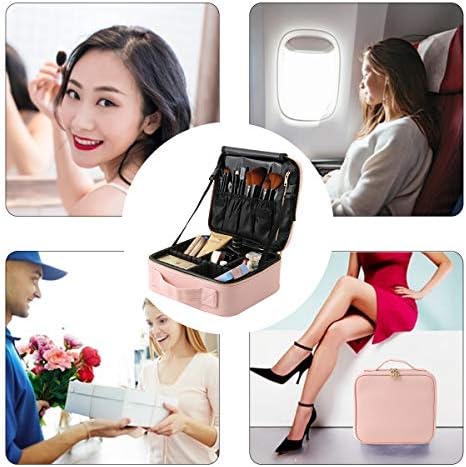 Gloriest Seyahat kozmetik çantası makyaj çantası, Seyahat Makyaj Tren Çantası Taşınabilir Çanta Depolama Organizatör