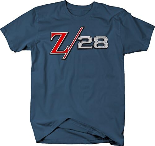 Kalın Baskılar Kas Araba Camaro Z / 28 Z28 Yarış Performansı Kas Araba Grafik T Shirt Erkekler için