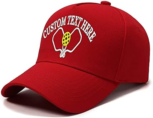 Özel İşlemeli Şapka Pickleball Beyzbol Şapkası Erkekler Kadınlar için Kendi Şapkalarınızı Tasarlayın Komik Hediyeler