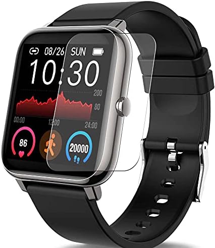 Puccy 3 Ekran Koruyucu Film ile uyumlu Rinsmola P22 P22D 1.4 İn akıllı saat smartwatch TPU Koruma (Temperli Cam Koruyucular),