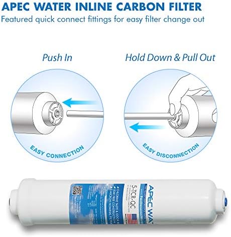 APEC FİLTRE-SET-PH ABD yapımı 90 GPD ULTİMATE Serisi Alkali Ters Ozmoz Su Filtresi Sistemi için Yedek Filtre Seti