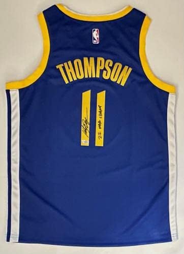 Klay Thompson İmzalı Nike Warriors forması imzalı yazılı Fanatikler Fan coa İmzalı NBA Formaları
