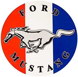 Ford Mustang Logo Vinil Çıkartma-4 Yuvarlak