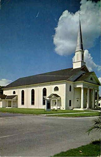 İlk Metodist Kilisesi Zephyrhills, Florida FL Orijinal Vintage Kartpostal 1985