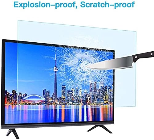 KFJZGZZ 32-75 inç parlama önleyici TV ekran koruyucu Anti mavi ışık Anti parmak izi Yansıma Önleyici Film ışığı yumuşak