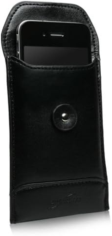 BoxWave LG kılıfı AN170 (BoxWave Kılıfı) - Nero Deri Zarf, deri cüzdan Stil Kapak Çevirin LG AN170