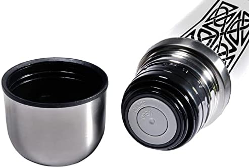 sdfsdfsd 17 oz Vakum Yalıtımlı Paslanmaz Çelik Su Şişesi Spor Kahve Seyahat Kupa Şişesi Hakiki Deri Sarılmış BPA İçermez,