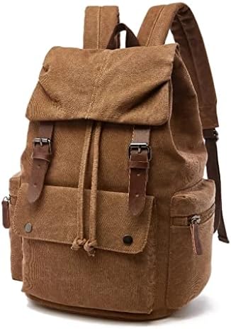 SDFGH Tuval Laptop sırt çantası erkek seyahat sırt çantası okul sırt çantası (Renk: A, boyut: Bir boyut)