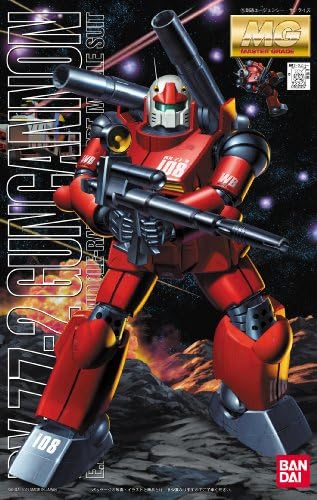 Bandai Hobi MG 1/100 RX-77-2 Silah Topu Gundam model seti