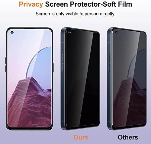 [2 + 2] Paketi ekran koruyucu Koruyucu Tasarım OnePlus Nord N20 5G, 2 Paketi Anti-casus Ekran Koruyucu 9 H Temperli