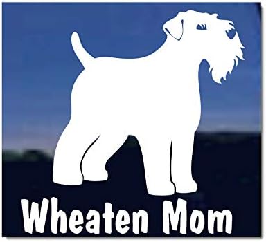 Buğday Anne Buğday Terrier Köpek Vinil Pencere çıkartma