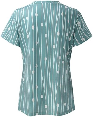 Kadınlar için bluzlar, çiçek Baskılı Ekip Boyun Kısa Kollu T-Shirt Şık Artı Boyutu Gömlek Kadınlar için
