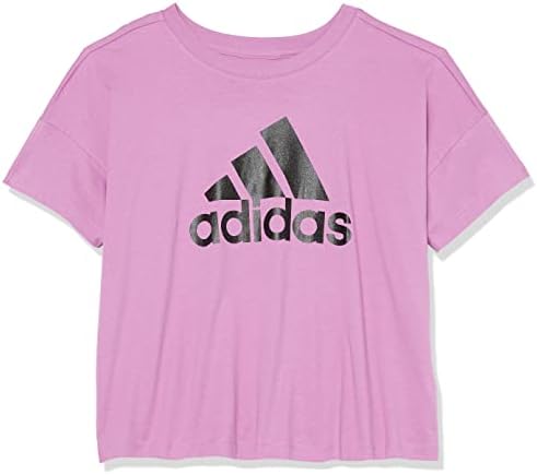 adidas Kız Çocuk Kısa Kollu Bol Kesim Tişört
