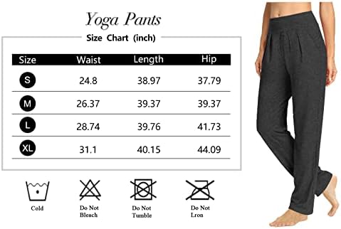 Sarin Mathews Bayan Yoga Pantolon Pilili Geniş Bacak Gevşek Rahat dinlenme pantolonu Egzersiz Sweatpants Cepler ile