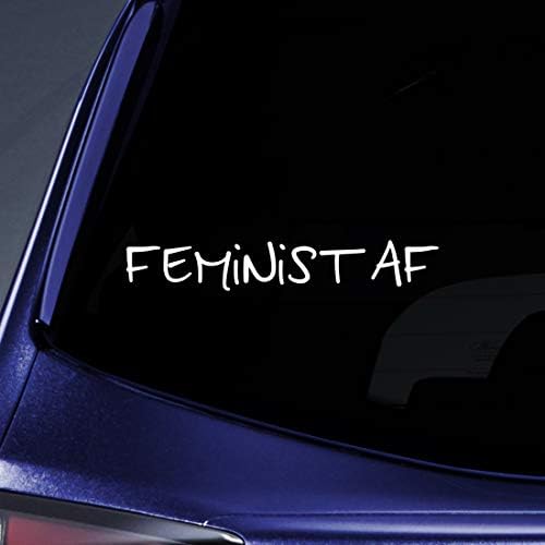 Uygun Fiyatlı Max Çıkartmaları Feminist AF Sticker Çıkartma Dizüstü Araba Dizüstü 5.5 (Beyaz)