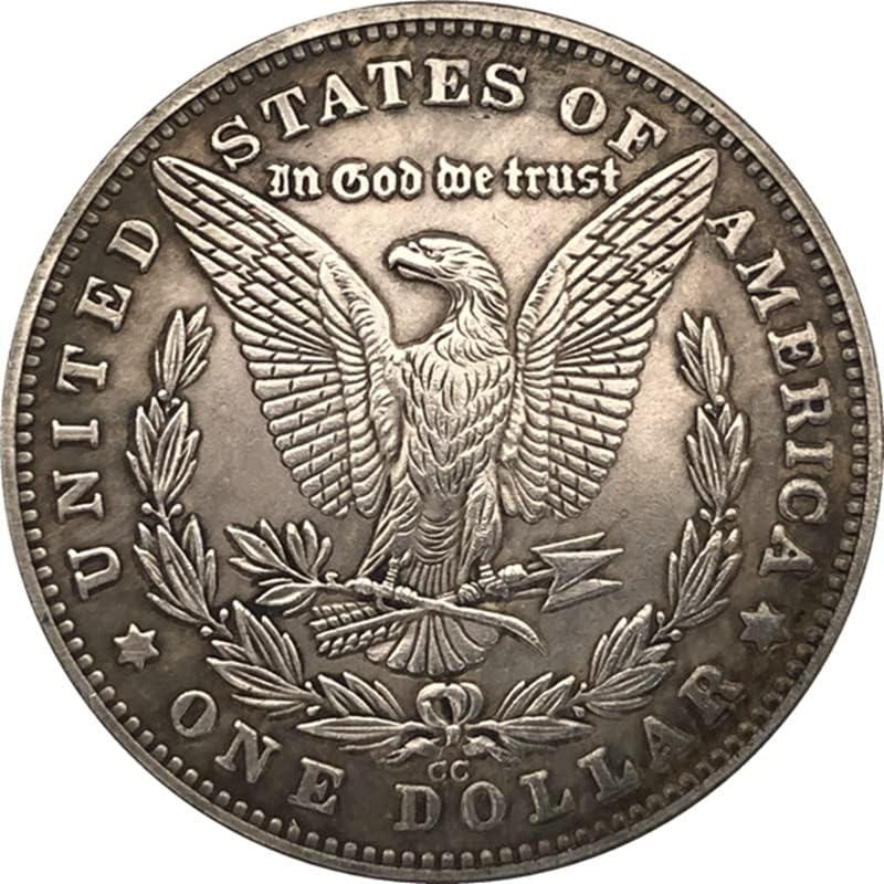 38MM Antik Gümüş Dolar Sikke Amerikan Morgan Serseri Sikke 1879CC Zanaat 150