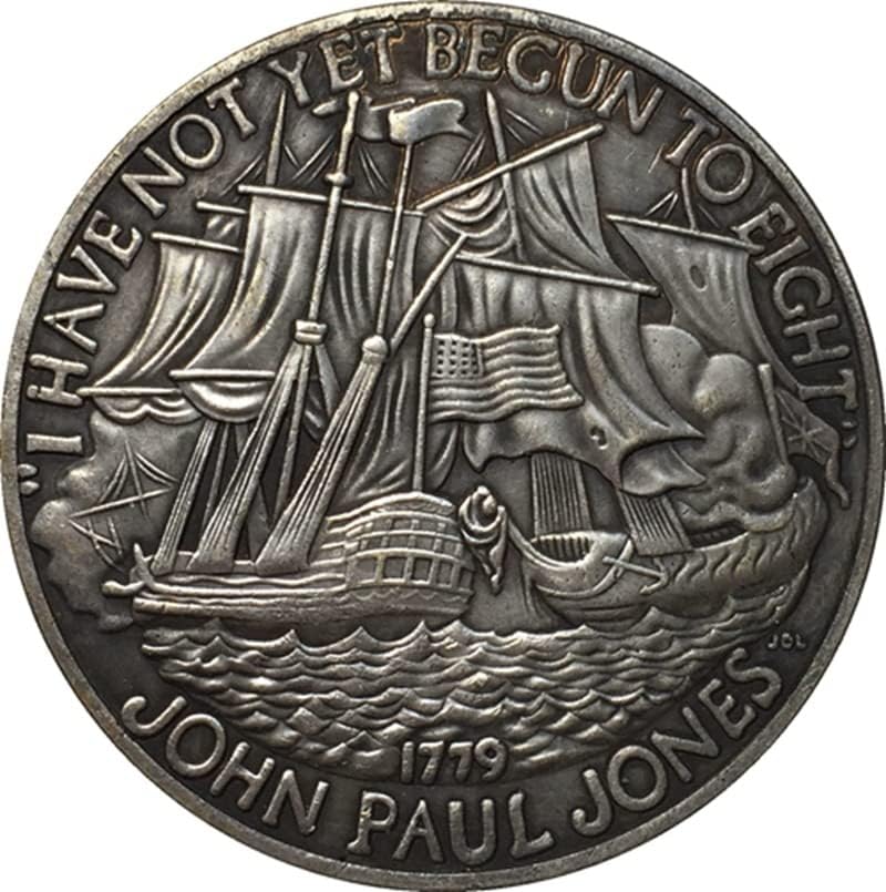 1779 Amerikan hatıra paraları Sikke Bakır Gümüş Kaplama Antika Gümüş Dolar Dış hatıra paraları Paraları El Sanatları