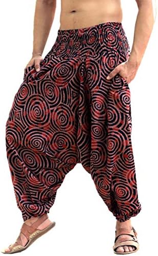 SARJANA EL sanatları Erkek Kadın Pamuk Harem pantolon Cepler Yoga Pantolon Hippi