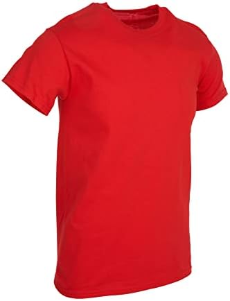 BİLLİONHATS 6 Paket erkek pamuklu tişört Toplu Paketleri, Büyük Uzun Boylu Kısa Kollu Hafif Tees Erkekler için