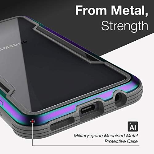 Raptic Kalkan Serisi, Samsung Galaxy A10e telefon kılıfı-Askeri Sınıf Damla Test, Anodize Alüminyum, TPU ve Polikarbonat