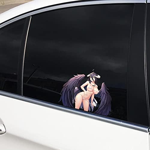 PSAKGHG Albedo Anime Seksi Araba Sticker Su Geçirmez Çıkartma Araba Pencere Motosiklet Kask Sörf tahtası Dekorasyon