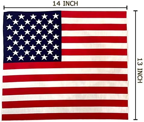 AMORNPHAN 45x40 İnç Amerikan ABD Bayrağı Vatansever Yıldız ve Çizgili Baskılı Pamuklu Kumaş Patchwork İğne DIY El