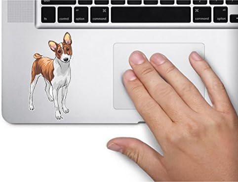 Köpek 2 Basenji 3.5x2. 3 inç Sticker Çıkartma kalıp Kesim Vinil Yapımı ve ABD'de Sevk