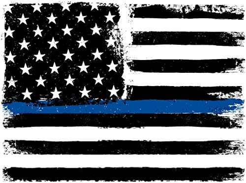 ABD Bayrağı Püskü İnce Mavi çizgi 4x5 inç Erkek ve Kadınlarımızı Onurlandırmak Kolluk Kuvvetleri ve İtfaiyeciler ABD