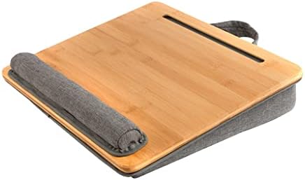 Kalın Ev Istikrarlı Tablet Standı Mouse Pad Dayanıklı Ofis Ahşap Dizüstü Bilgisayar Masası Kolu Tasarım Çok Fonksiyonlu