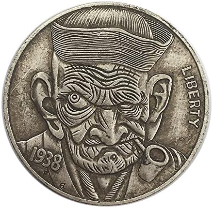 Kabartmalı 1938 Denizci Yaratıcı Amerikan 骷髅 Sikke Anıt Sikke Mikro CollectionCoin Koleksiyonu hatıra parası