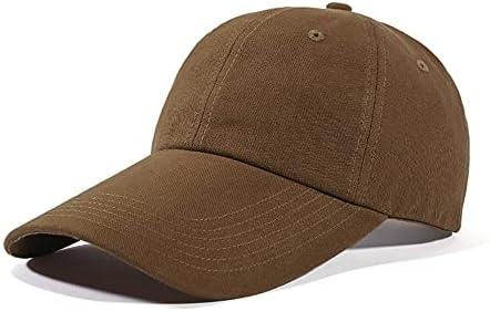 Yızhıchu1990 4.3 Uzun Fatura Baba Şapka Erkekler Kadınlar Düz Polo Dimi Beyzbol Şapkası Yapılandırılmamış Yumuşak