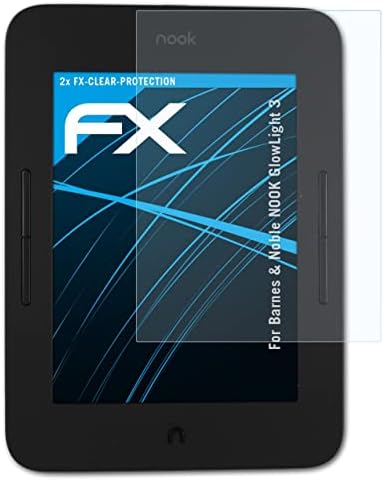 atFoliX ekran koruyucu Film ile Uyumlu Barnes & Noble Nook GlowLight 3 Ekran Koruyucu, Ultra Net FX koruyucu film