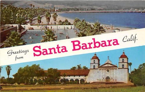 Santa Barbara, Kaliforniya Kartpostalı