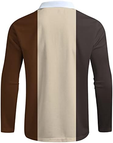 Erkekler Rahat Sonbahar Kış Uzun Kollu Yatak Açma Boyun Gömlek baskılı tişört Gömlek üst bluz Güneş Koruma