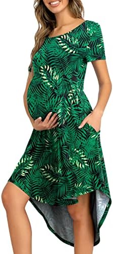 TWGONE hamile elbisesi Kadınlar için Maxi Elbise Kadınlar Casual Wrap Uzun Bebek Duş Gebelik Elbiseler
