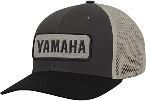 Lisanslı Yamaha Taşra Kavisli Bill Snapback Şapka Kömür