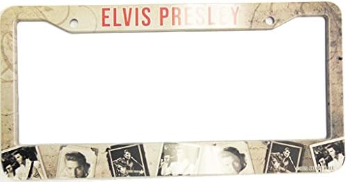 Midsouth Ürünleri Elvis Plaka Çerçevesi Siyah & Beyaz Resim