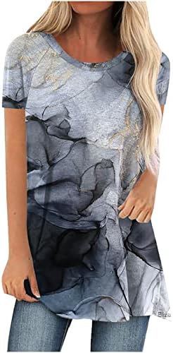 Tişört Bayan Yaz Sonbahar Kısa Kollu 2023 Elbise Pamuk Ekip Boyun Grafik Rahat Üst Tshirt Kadın RR RR